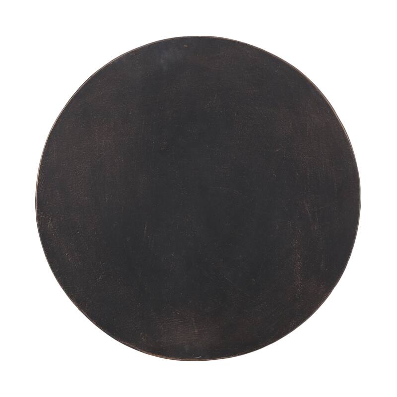 Outdoor LightWeight Concrete Side Table,Copper - 22.05