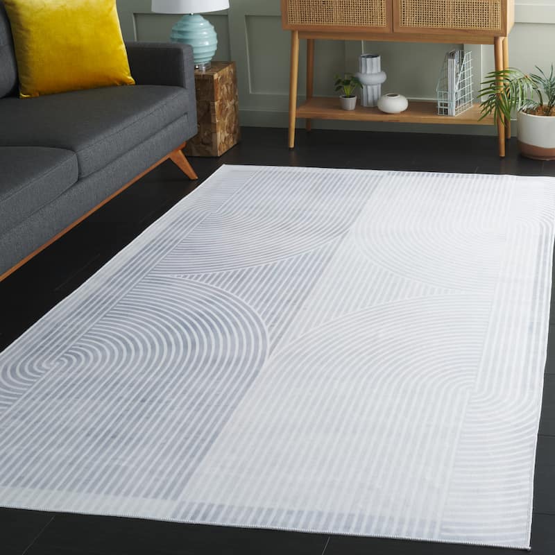 SAFAVIEH Malibu Caryl Modern & Contemporary Rug - 6' x 9' - Grey/Light Grey
