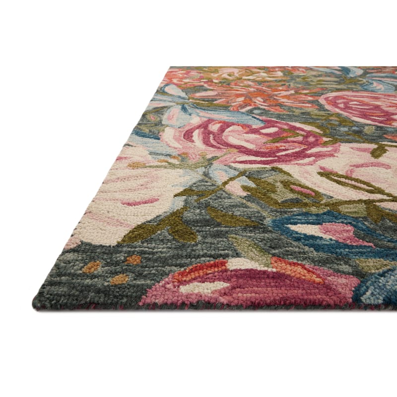 Alexander Home Evelyn Floral Bouquet Area Rug