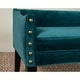 preview thumbnail 4 of 24, Whitney Long Upholstered Nailhead Trim Bench