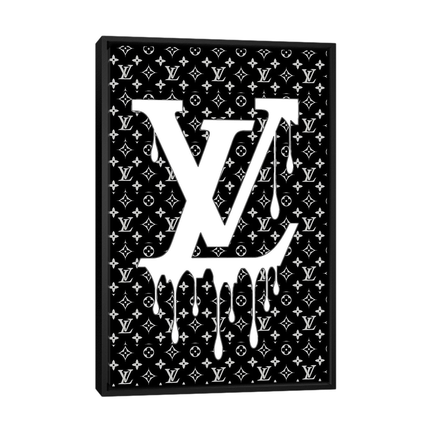 Julie Schreiber Canvas Prints - Louis Vuitton Logo Pop Art ( Fashion > Fashion Brands > Louis Vuitton art) - 26x18 in