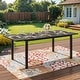 preview thumbnail 131 of 174, Patio Dining Set, Outdoor Dining Table and Chairs Set with Textilene Chairs, Adjustable Umbrella Hole for Garden, Backyard