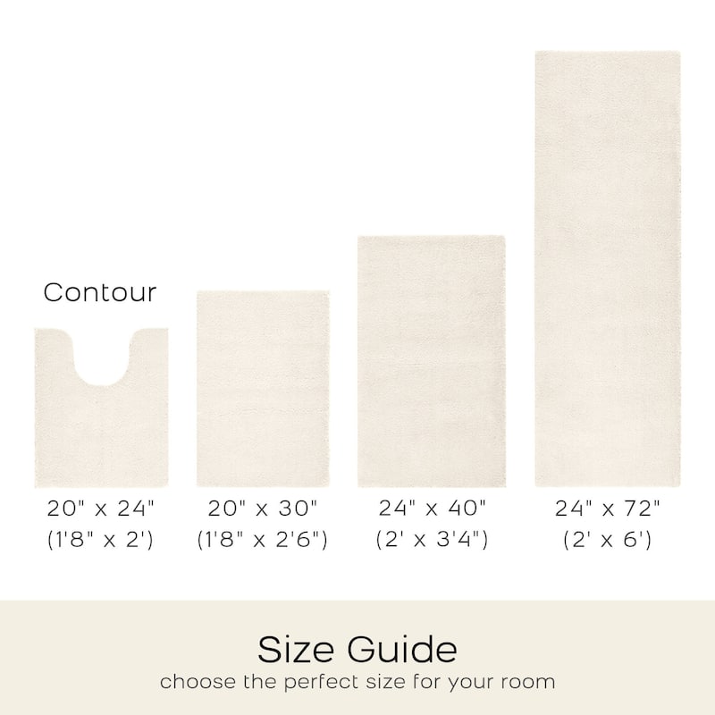 Madison Park Signature Marshmallow Bath Rug