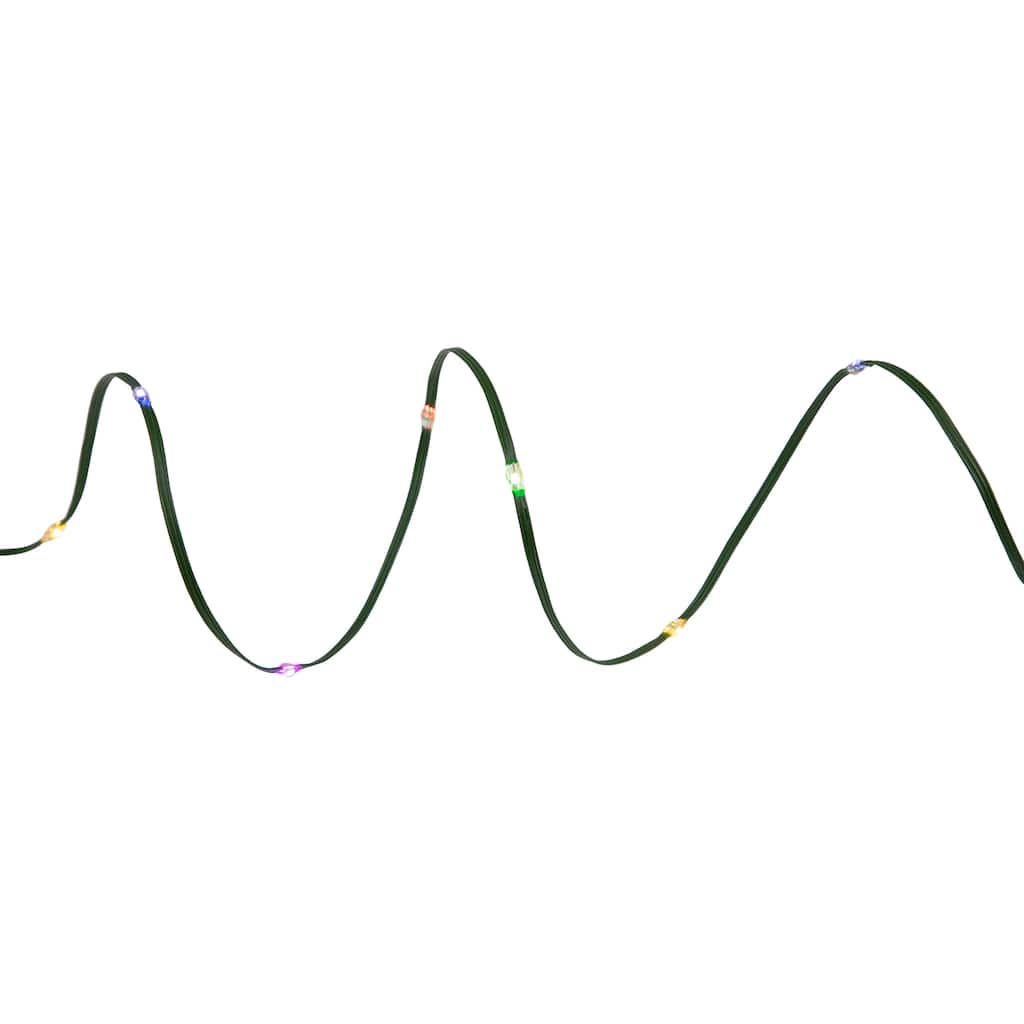 200ct Multi-Function Christmas Fairy Lights 64.5ft Green Wire - 64.5'