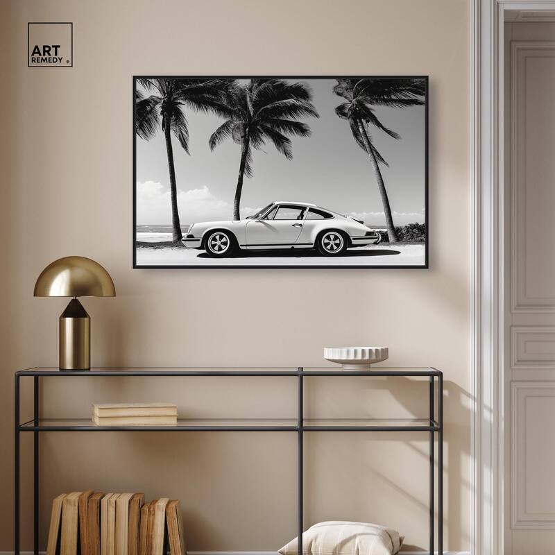 Analog Vintage Car Canvas by Art Remedy
