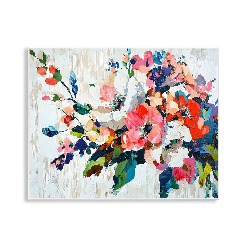 Stupell Abstract Flower Blooming Branch Wall Plaque Art Design By Franklyn Gregory - 14 x 11