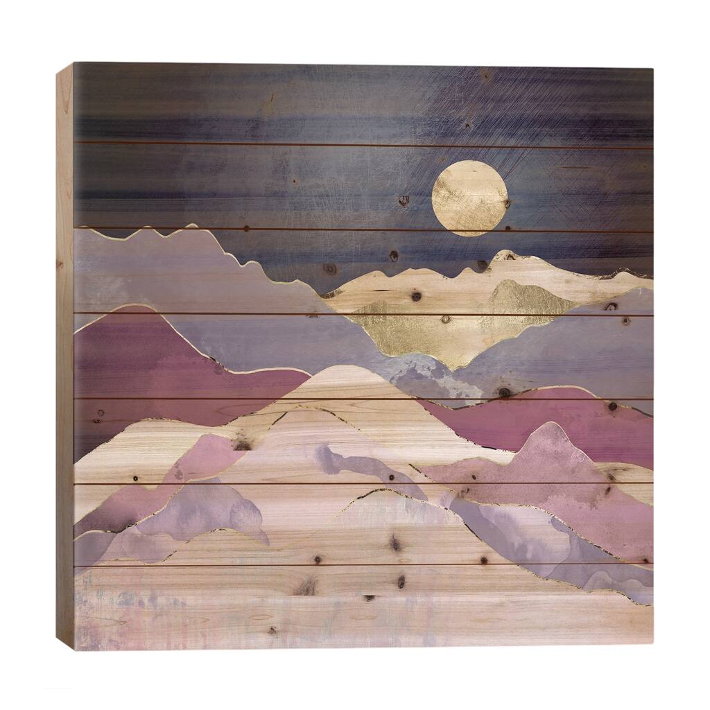 Raspberry Dream Print On Wood by SpaceFrog Designs - Multi-Color