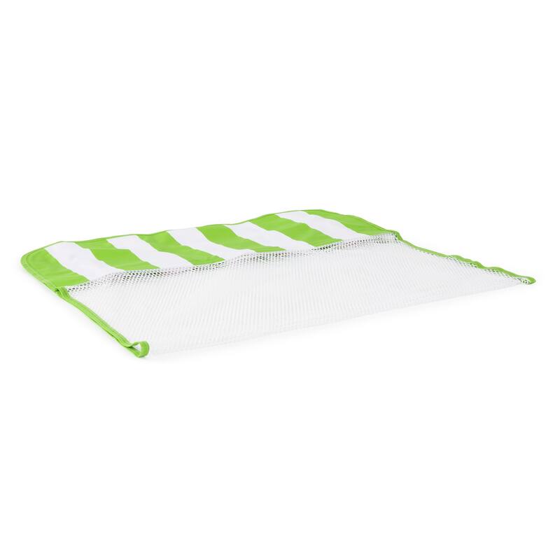 Aqua Monterey Water Inflatable 4-in-1 Pool Hammock Lounger, Lime Green (2 Pack) - 1