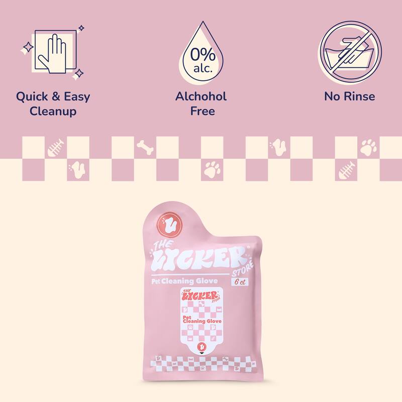 Dog Grooming Soft Glove Hypoallergenic Wipes for Dogs and Cats