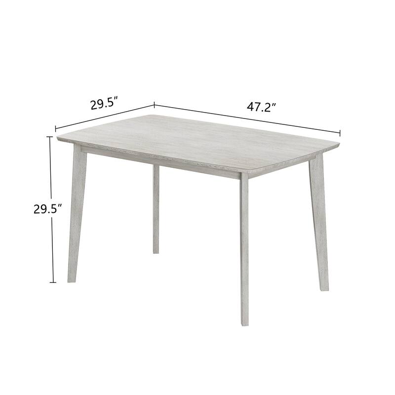 Javlergo Kitchen Table and Chairs for 4/6 Dining Room Table Set,Wood Elegant Kitchen Sets