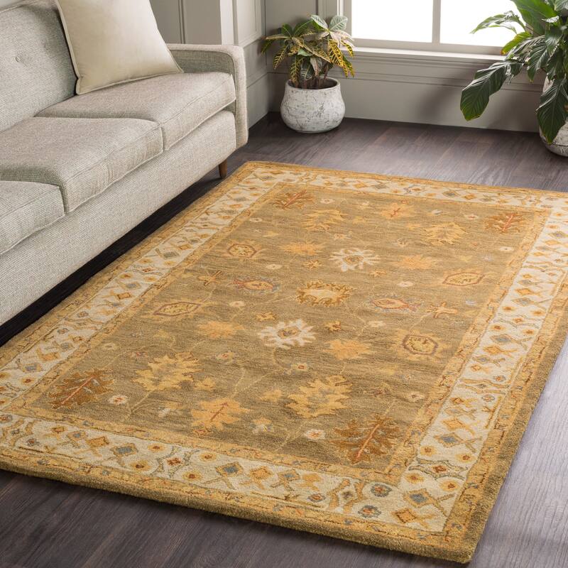 Copper Grove Harrat Hand-Tufted Bordered Wool Rug