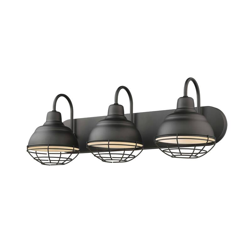 Millennium Lighting Neo-Industrial 3 Light Bathroom Vanity Light