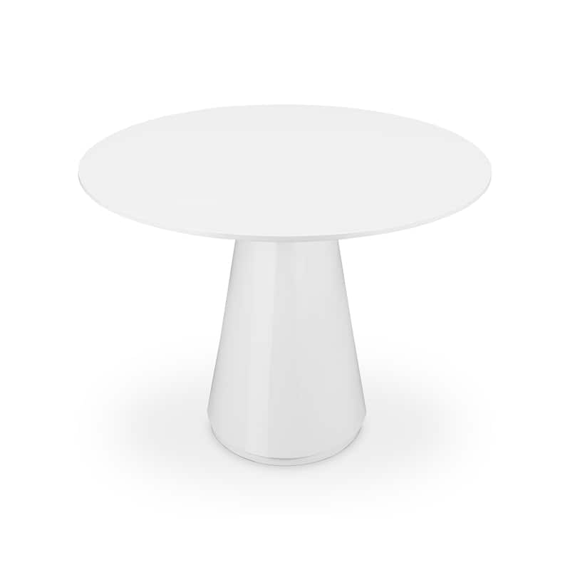 Aurelle Home Modern Pedestal Kitchen Dining Table