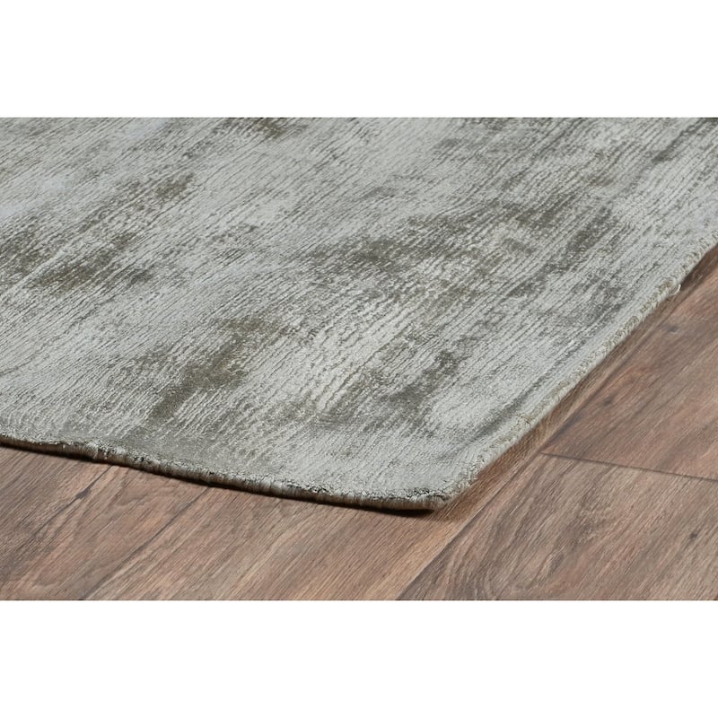 Cameron Handwoven Distressed Viscose Area Rug by Kosas Home