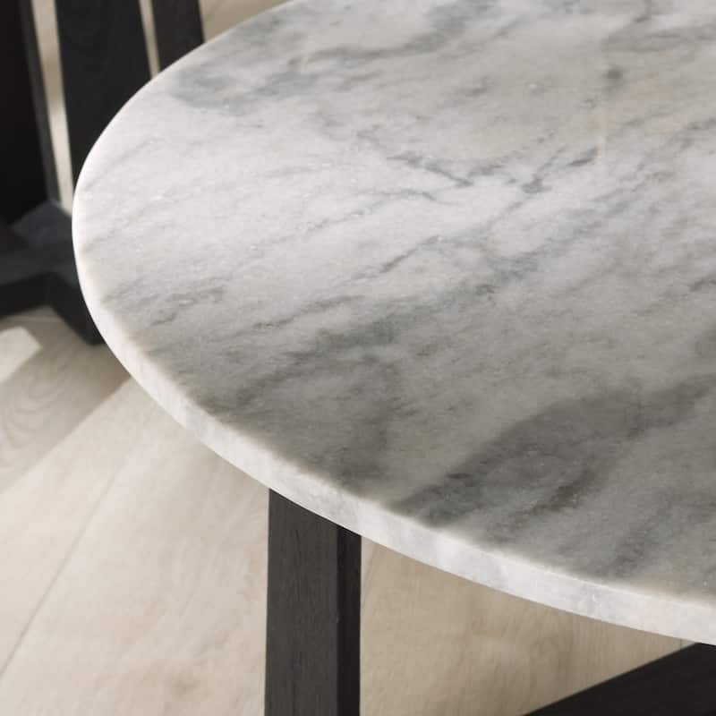 SAFAVIEH Couture Trenton Marble Top Coffee Table - 38"W x 38"D x 15"H