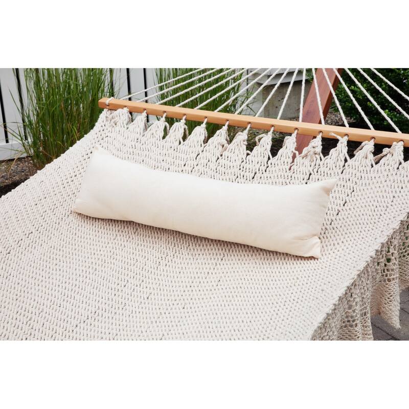 Acapulco Outdoor Patio Pillow Cotton Hammock Cushion - 10 x 30 Inches