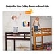 preview thumbnail 14 of 57, Espresso Wood Junior Loft Bed with Stairs for Adults, Kids and Young Teens