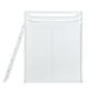 preview thumbnail 11 of 11, Multifunctional Design Loft Bed with Ladder, Guardrails, Wardrobe, Desk and Shelves, Full Size, White