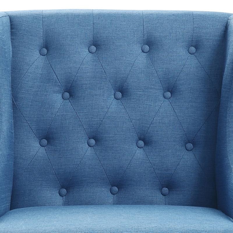 Madison Park Jewel Tufted Wingback Upholstered Club Chair