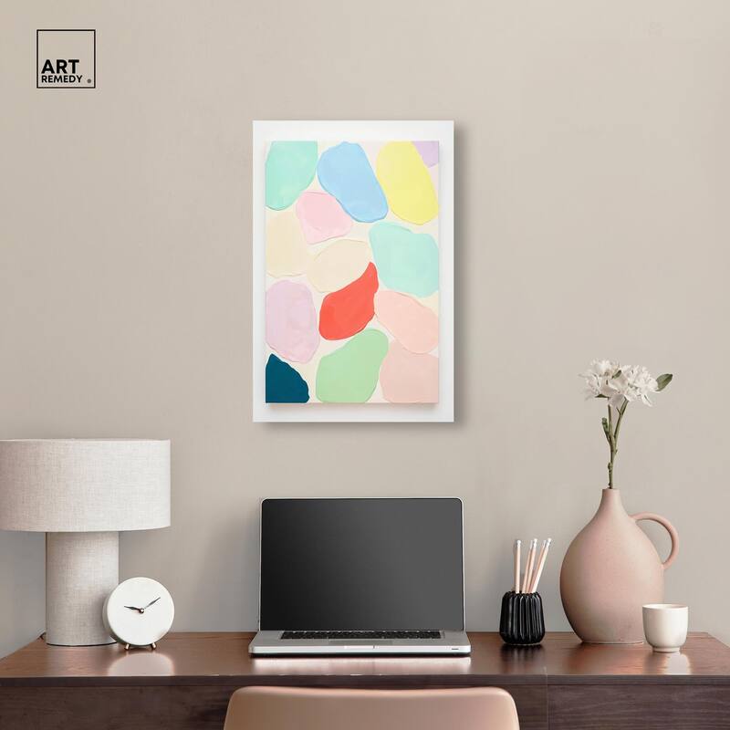 Sorbet Smudges I Canvas by Art Remedy, Gallery Wrapped