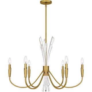 Cecily 6-Light Brushed Gold Chandelier
