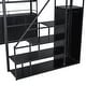 preview thumbnail 15 of 28, Metal Loft Bed with Bulit-in Wardrobe and Storage Staircase, Full Size Loft Bedframe with Locker and Storage Shelves for Kids