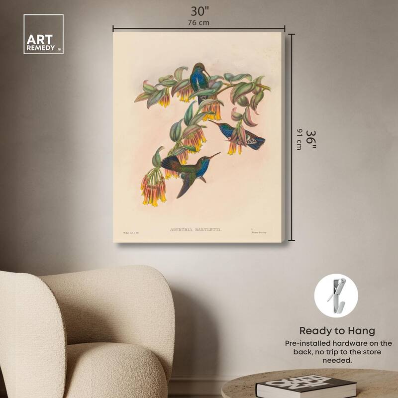 Hart Bartlett Emerald Canvas by Art Remedy, Gallery Wrapped
