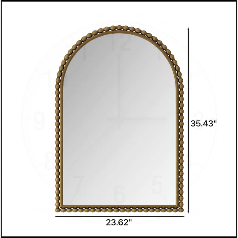 Iron Art Arch Vintage Vanity Mirror, Wall Hanging