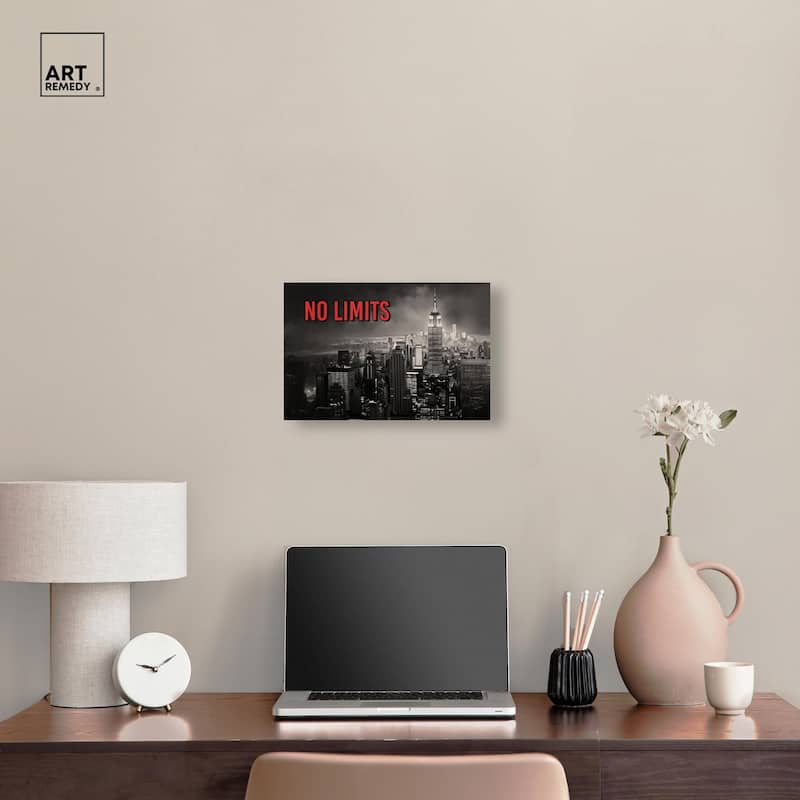 No Limits City Canvas by Art Remedy, Gallery Wrapped