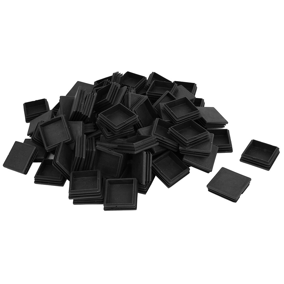 50mm square plastic end caps