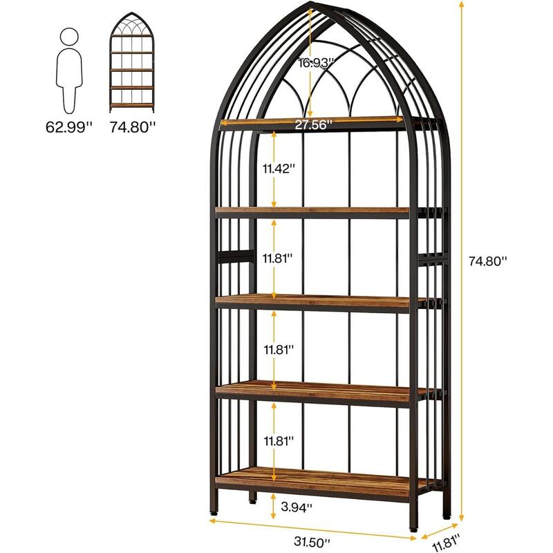 5-Tier Plant Stand Bookshelf