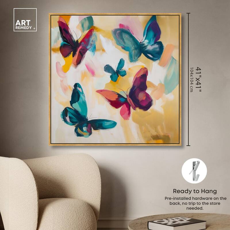 Wings in Waltz I Canvas by Art Remedy