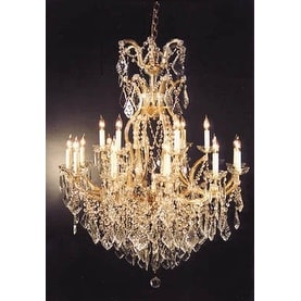 Swarovski Crystal Trimmed Crystal Chandelier Lighting - Chandeliers For Bedrooms by Overstock.com