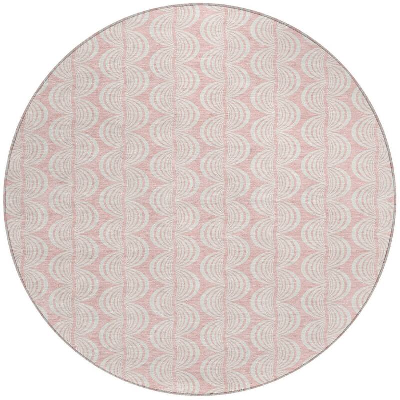 HomeRoots Ogee Transitional Rectangle Outdoor Rug
