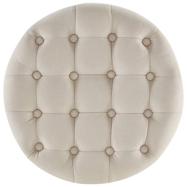 Belleze Round Tufted Storage Ottoman Footrest Coffee Table Lift Top On Sale Overstock 21934796