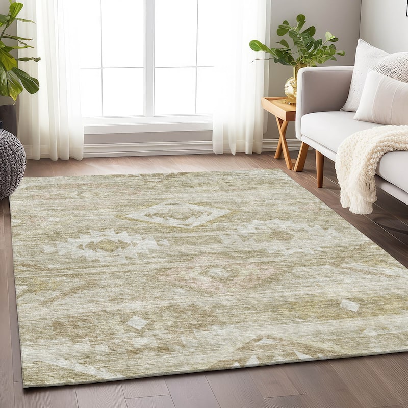 Premium Washable Super Soft Tribal Boho Mayfield Rug