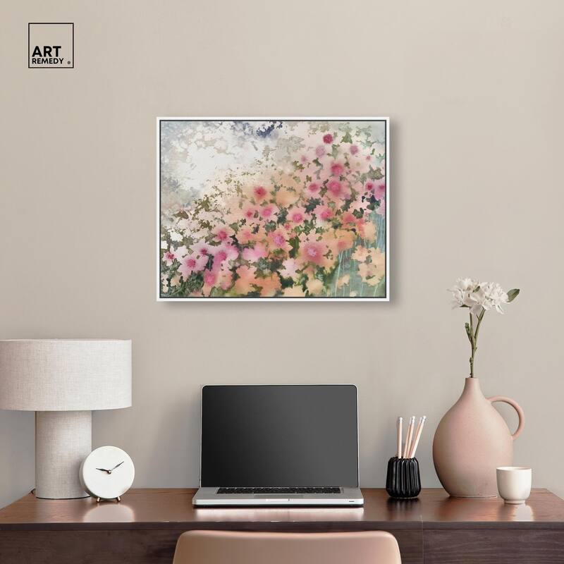 Roseate Remnants Canvas by Art Remedy