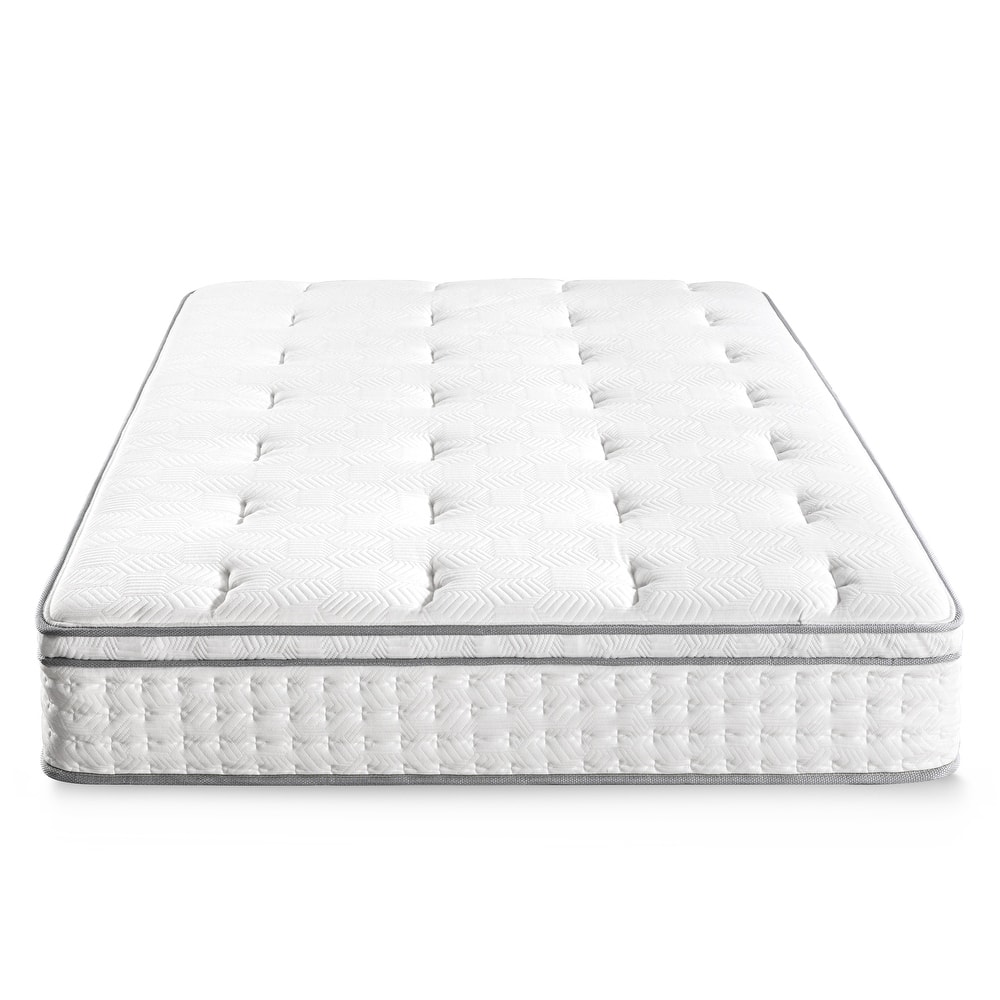 Priage by ZINUS 12" Euro Box Top Pocket Spring Hybrid Mattress