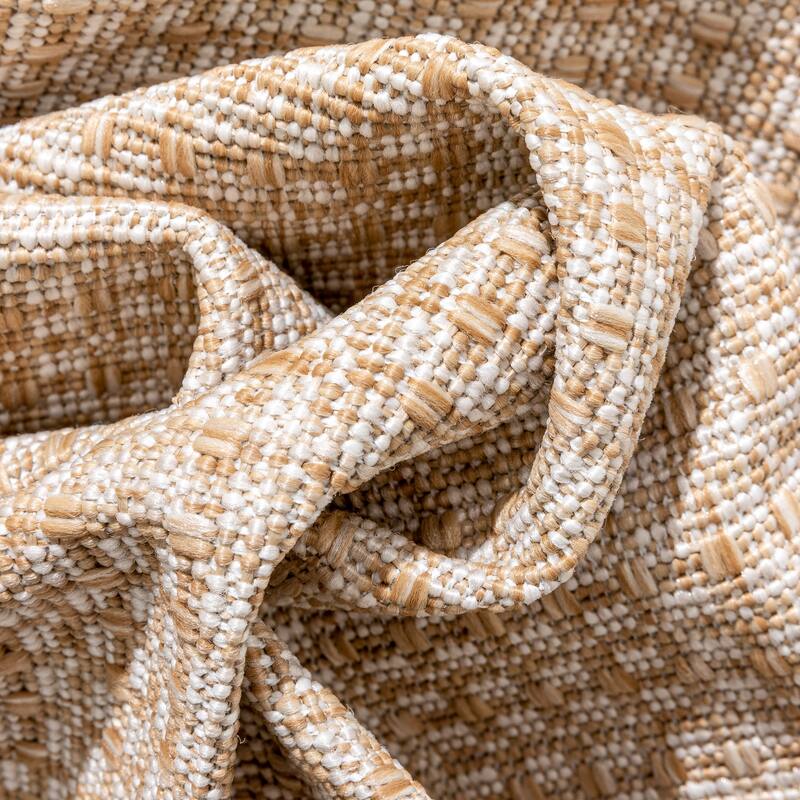 Well Woven Medusa Odin Indoor Outdoor Border Solid Area Rug