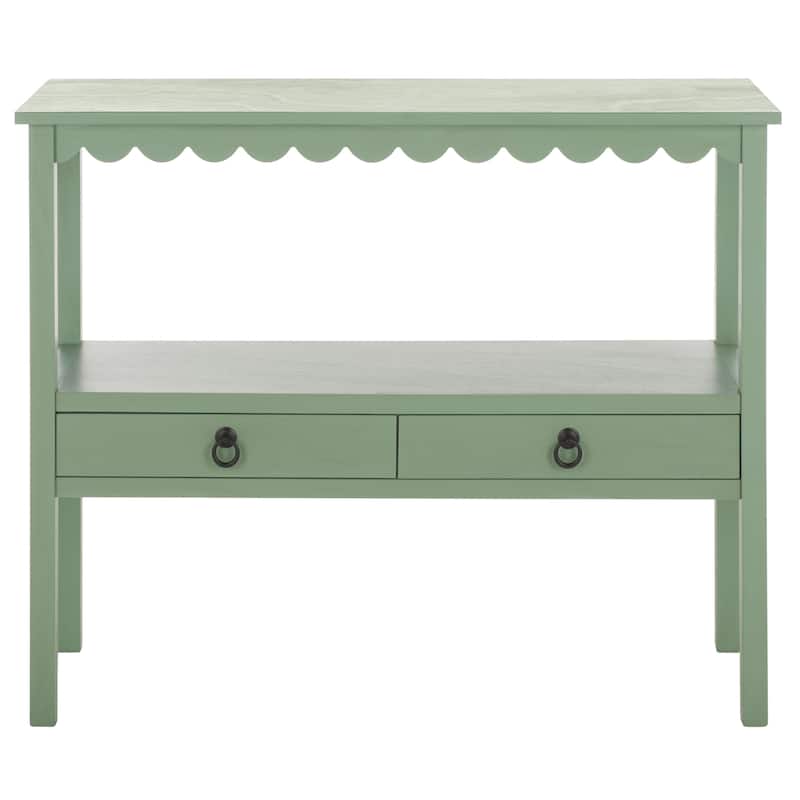 SAFAVIEH Haven Lower 2-Drawer Console Table - 35"W x 13"D x 30"H