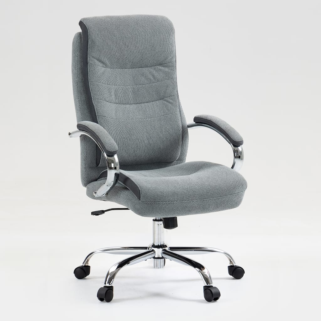 High back, skin friendly cotton fabric material office chair