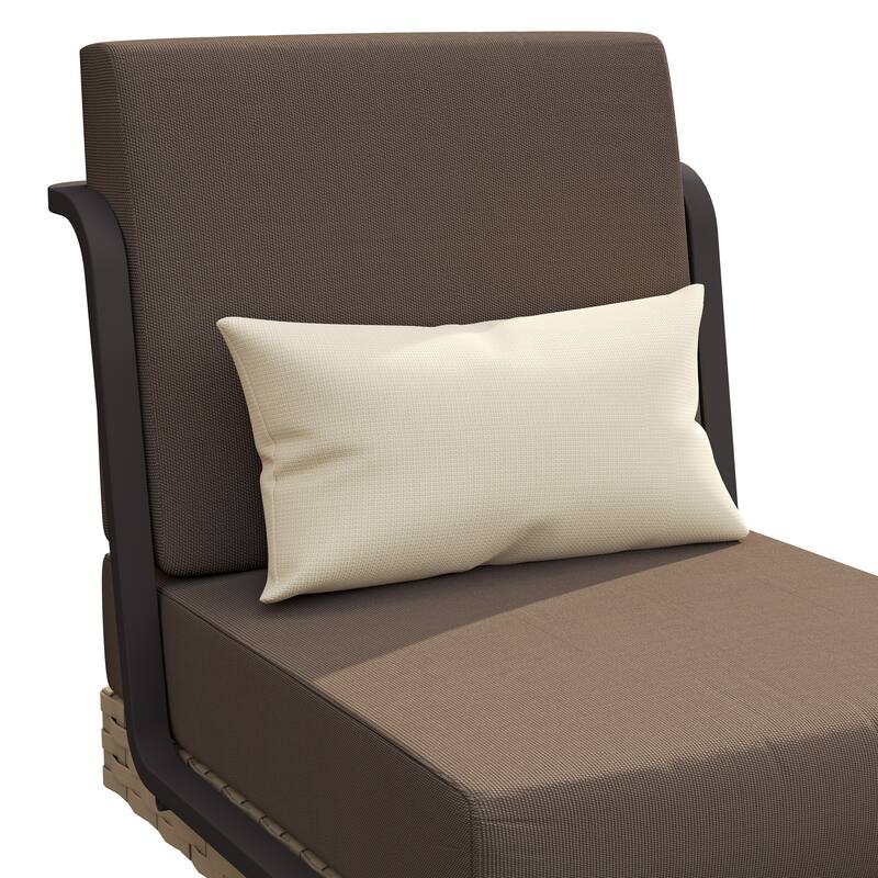 Corvus Akrotiri Outdoor Wicker Club Chair Set (Set of 2) with Olefin Cushions