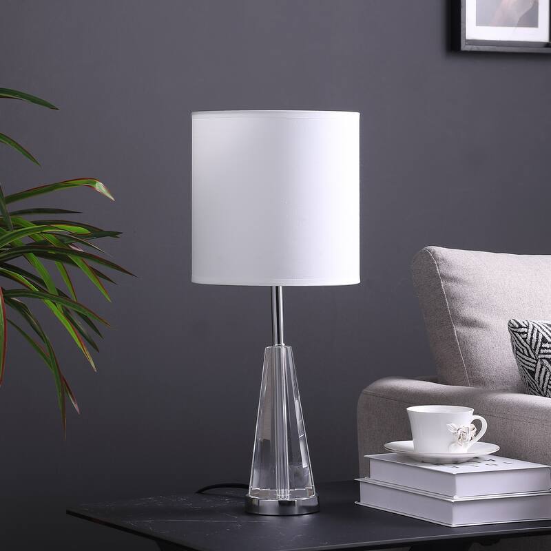 21.5 In. Elli Prism Cone Crystal Table Lamp