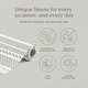 preview thumbnail 11 of 24, over&back Reversible Striped Table Runner - Waterproof - 90 inches - 18 x 90