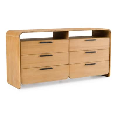 Modrest Dresden Modern Natural Acacia Dresser