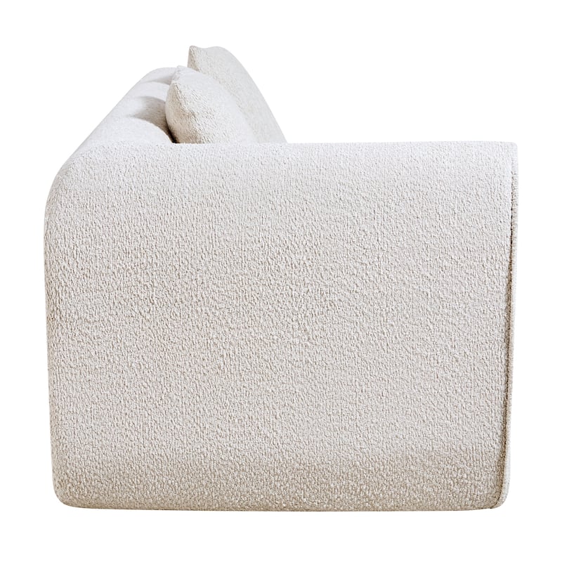 Christopher Knight Home - Curved Modular 110" Upholstered Sectional Sofa