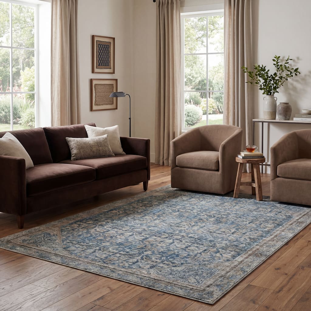 Nuloom Thavine Vintage & Distressed Washable Rug - 2'10" x 8' Runner