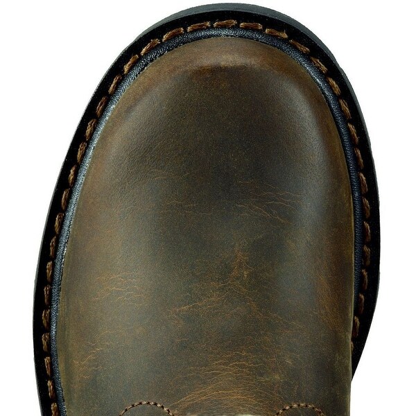 boys slip on work boots