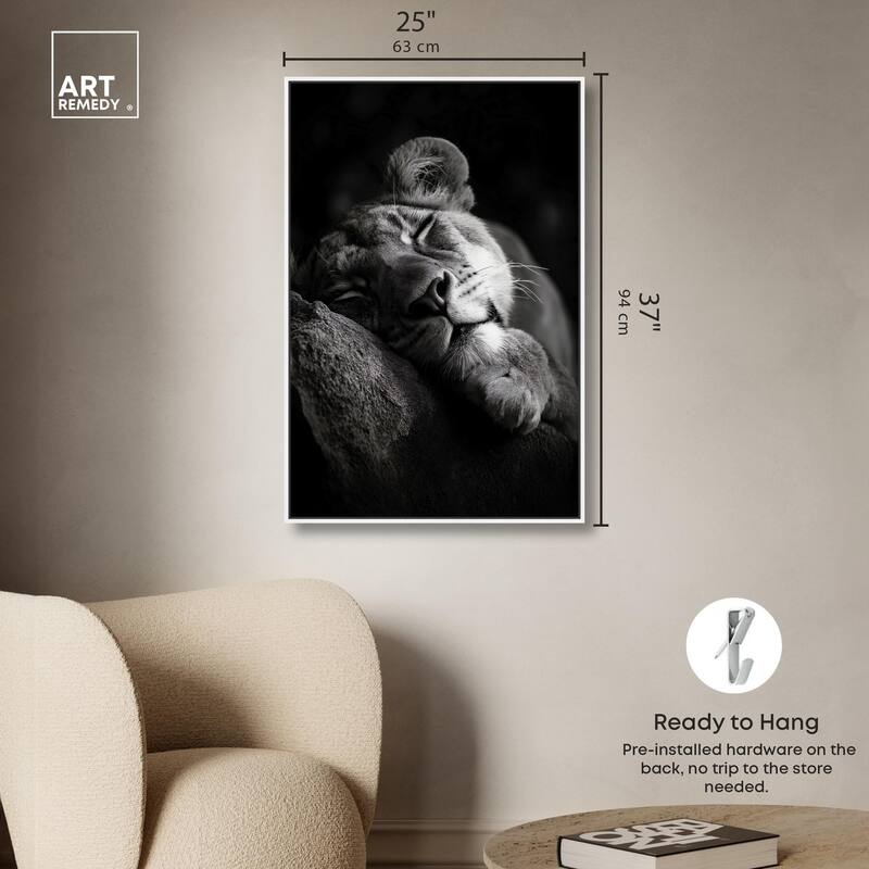 Resting Predator Canvas by Art Remedy