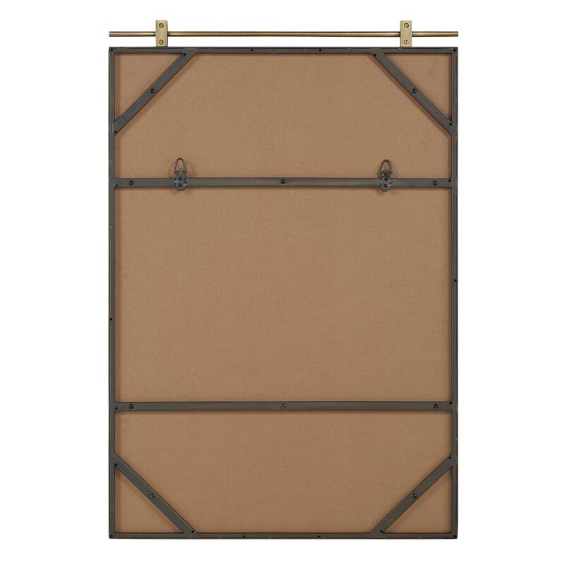 Renwil Neem 36" H x 24" W Wall Mirror, Yellow